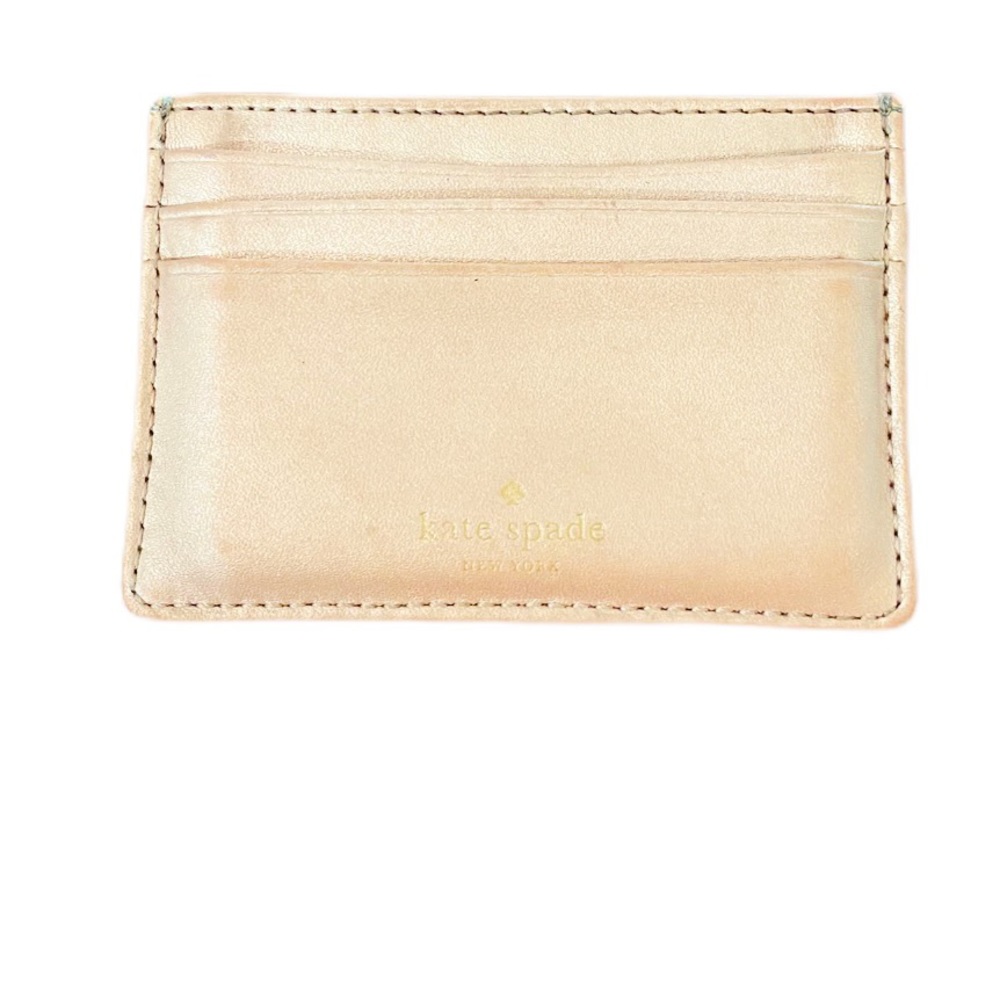 Kate Spade Gold Metallic Wallet - Picture 1 of 4